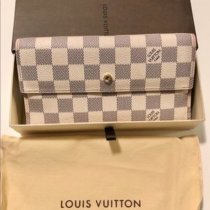 Louis Vuitton Porte Tresor Long Damier Azur Wallet